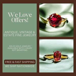 Vintage Estate & Antique Fine Jewelry Sale! Solid Gold 10k 14k 18k Fast Shipping